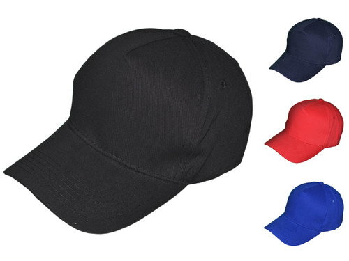 Blank 5 Panel Dad Hats - BK Caps Unisex Brushed Cotton Twill Polo Structured Low Profile Baseball Caps With Brass Strap - 5152