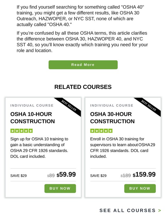 Do You Need OSHA 40? Find Out Here