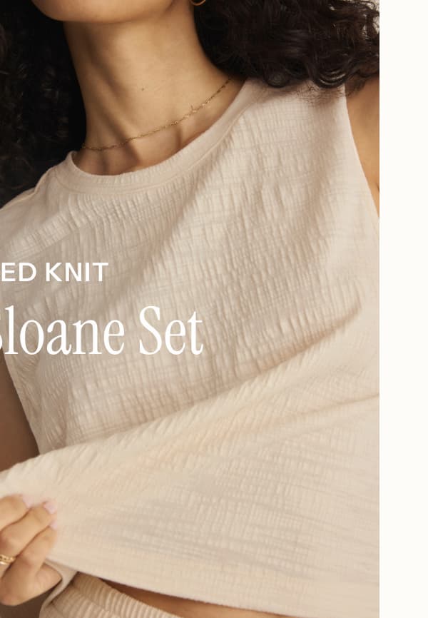 Textured Knit | Shop Sloane Textured Tank