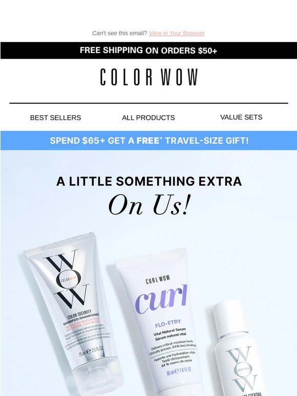 A bonus for your hair haul