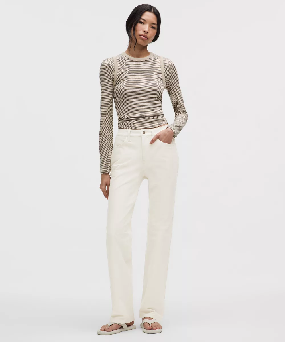 EasyFive Mid-Rise Relaxed-Straight Pant Regular