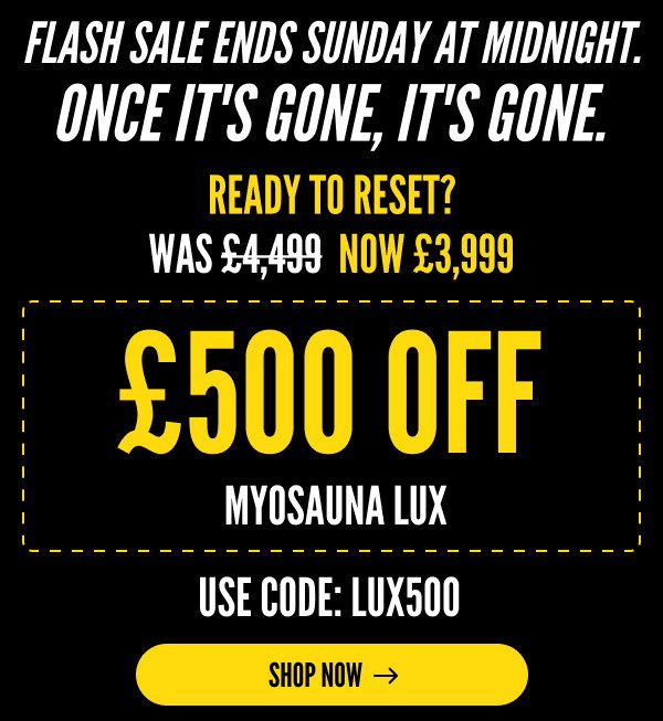 MyoSauna Lux Sauna Sale