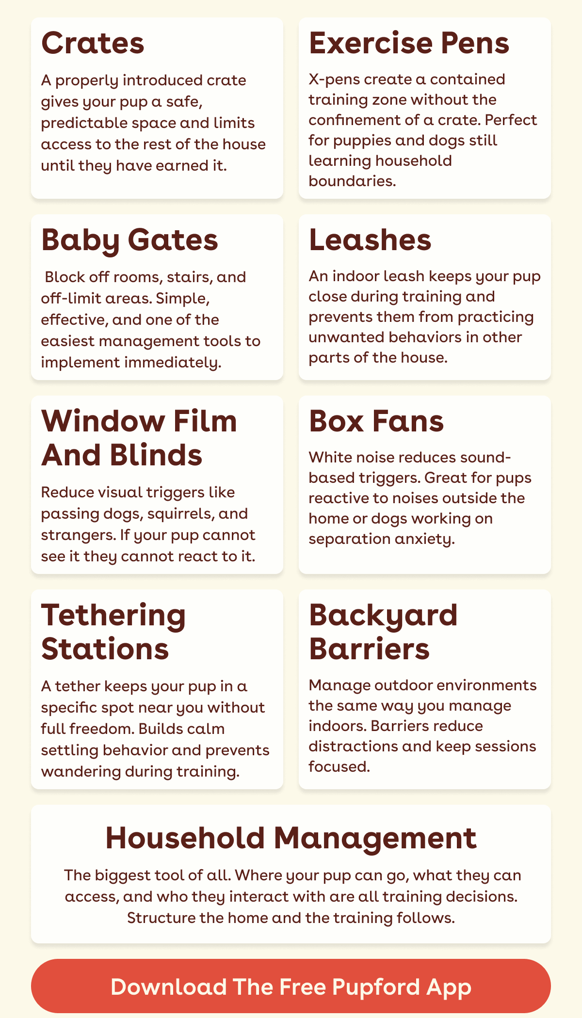 Download the free pupford app 