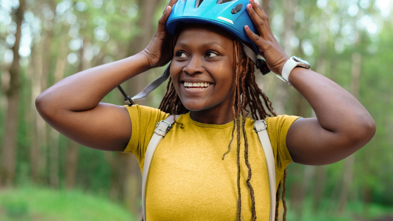 Draag een helm als je gaat fietsen