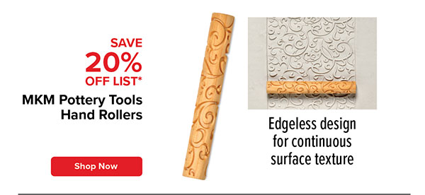 MKM Pottery Tools Hand Rollers