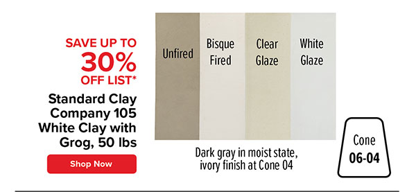 Standard Clay Company 105 White Clay