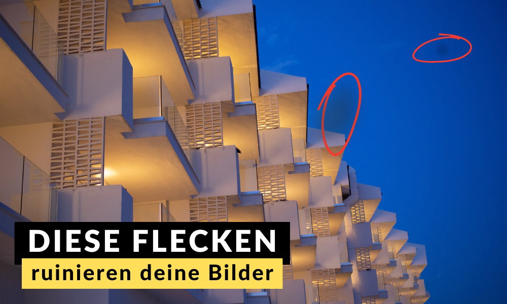 Sensorflecken auf Bild