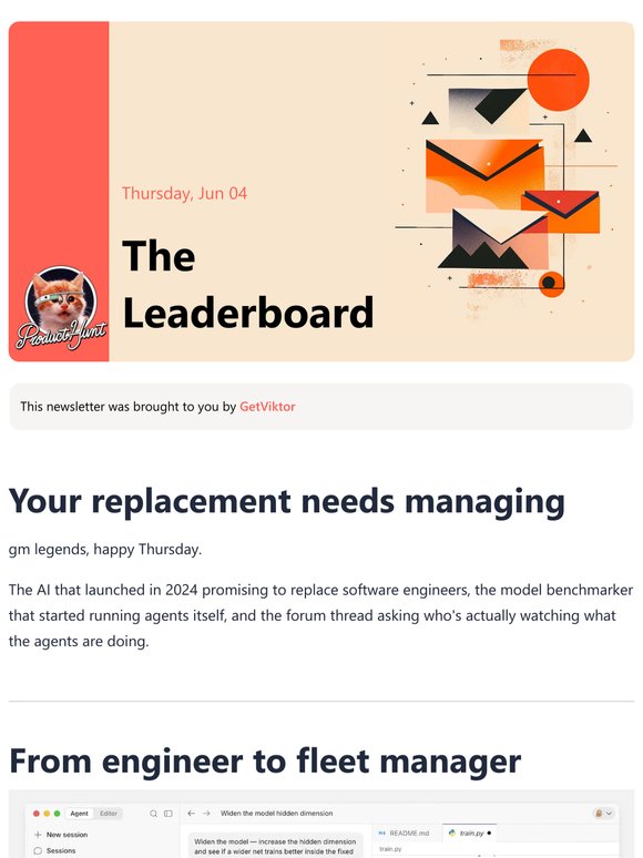 😸 Your replacement needs managing
