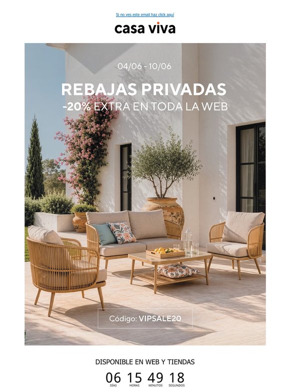 -20% EXTRA en todo | Rebajas Privadas
