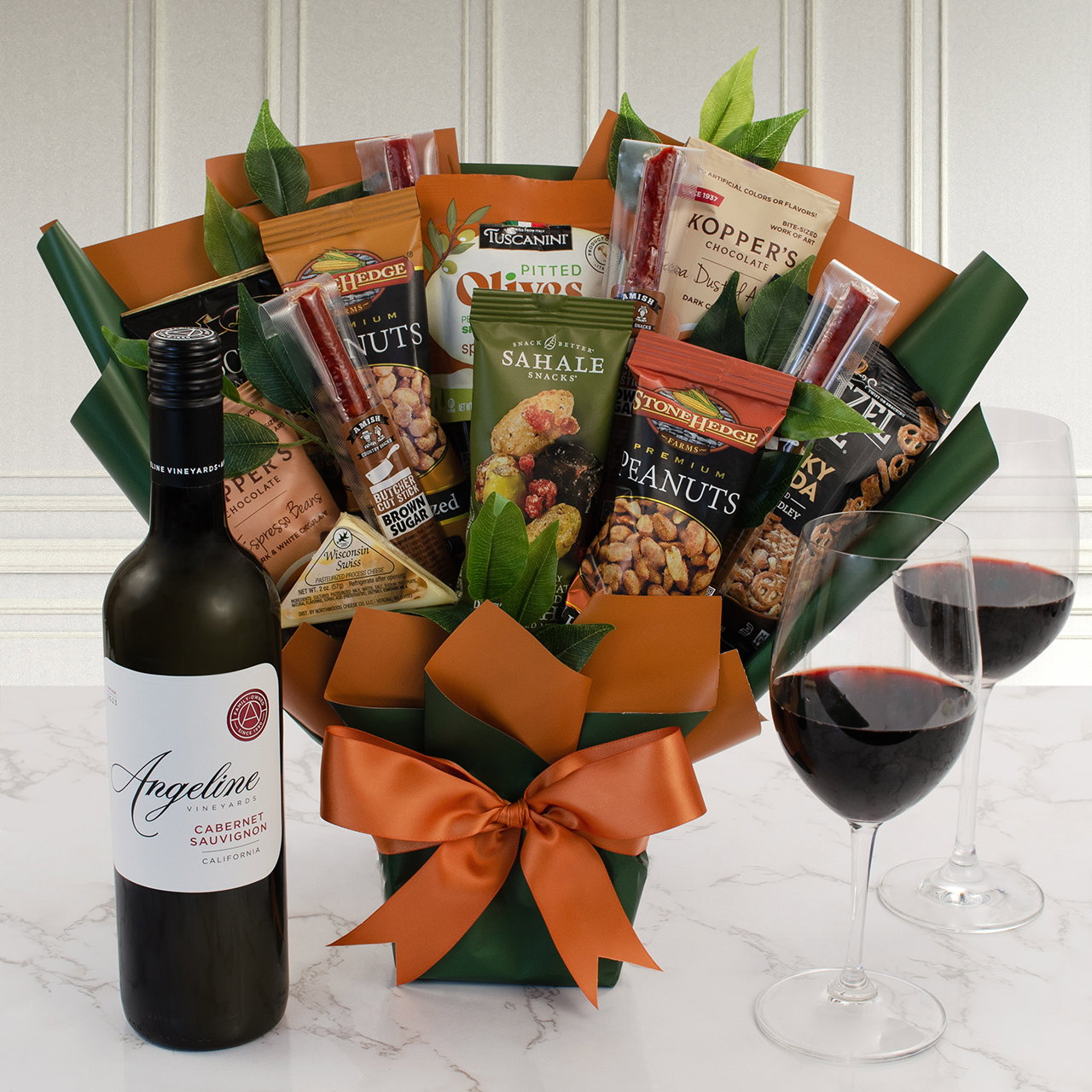 Image of Bro Bouquet Red Wine Gift