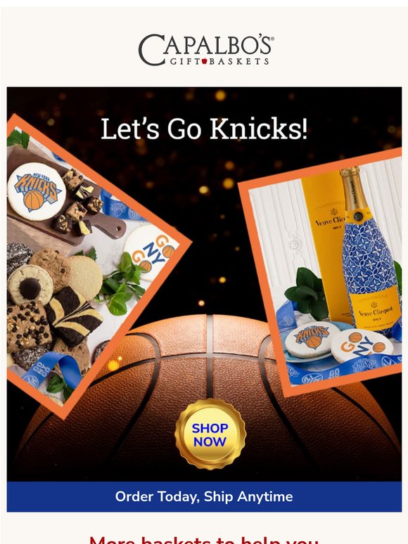 Spur on the Knicks To Victory With A Gift Basket 🏀
