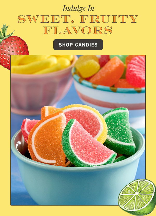 Indulge in Sweet, Fruity Flavors. Shop Candies. Classic Candy Fruit Slices