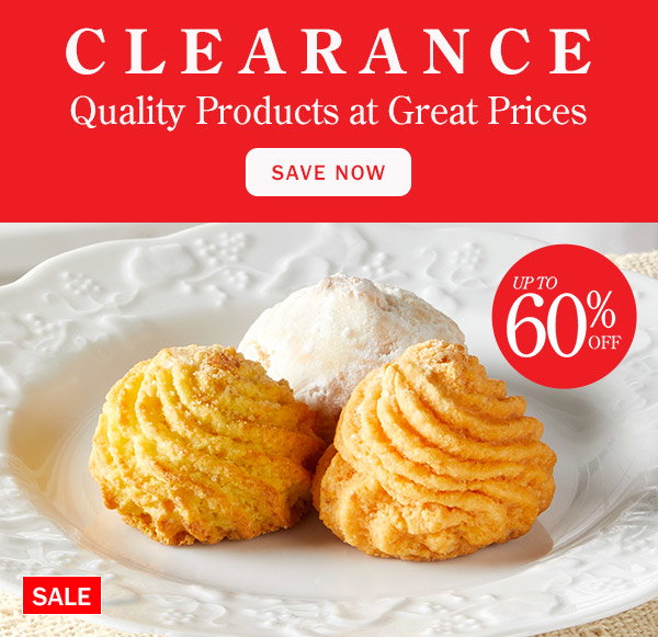 Clearance. Quality Products at Great Prices Up To 60% Off. Save Now. Sale: Italian Citrus Almond Cookie Assortment
