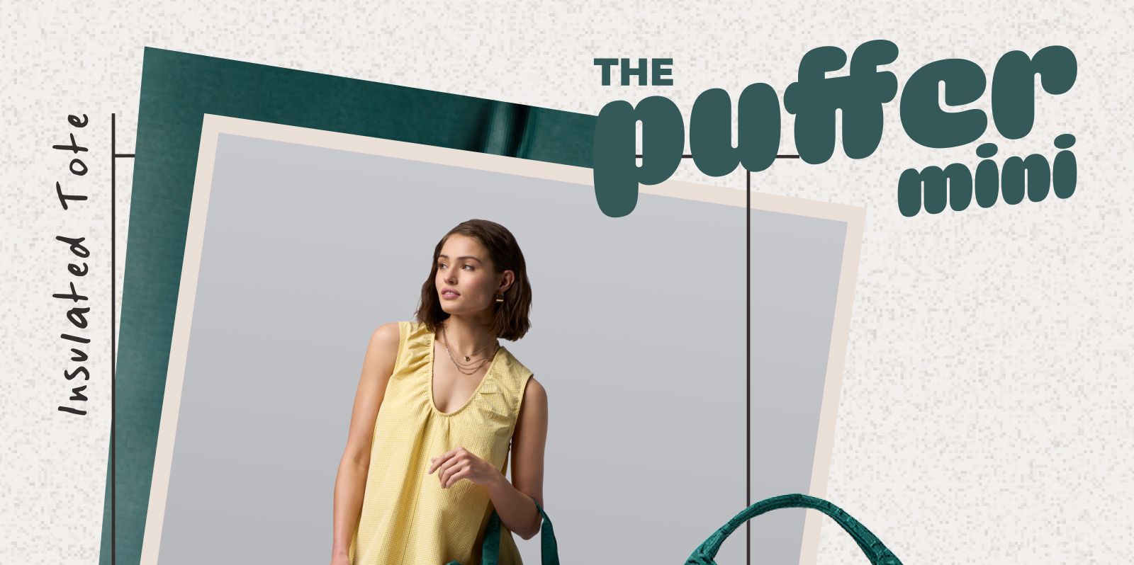 The puffer mini insulated tote.