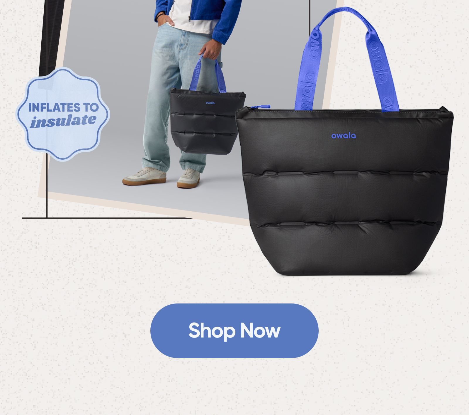 Inflates to insulate. Shop now.