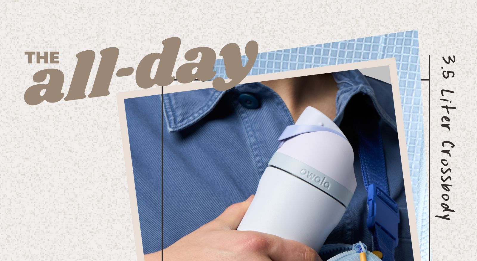 The all-day a 3.5 liter crossbody.