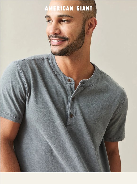 A New Henley In Premium Slub