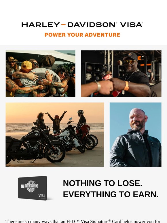 Three reasons you need H-D™ Visa®