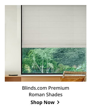 Blinds.com Premium Roman Shades | Shop Now >