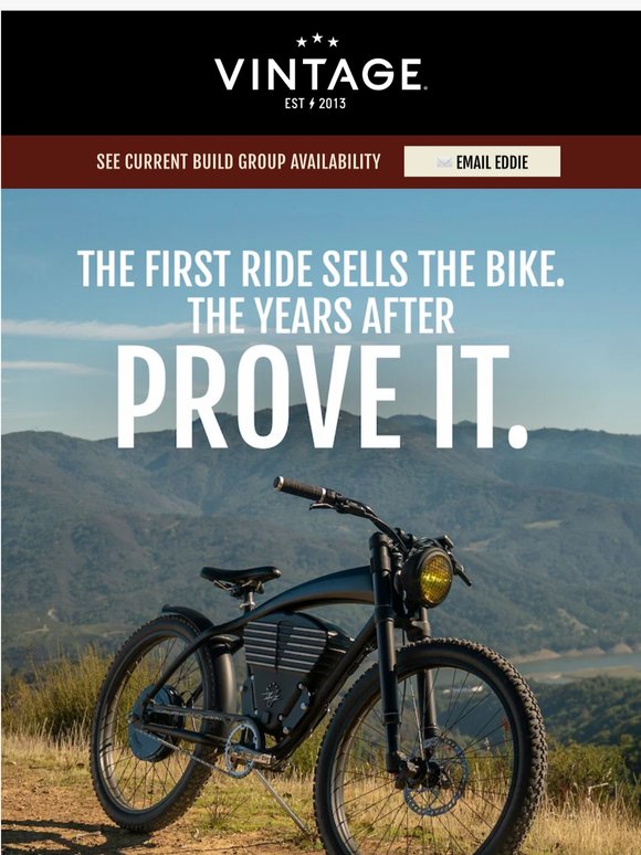 Most bikes get replaced. This one doesn't.