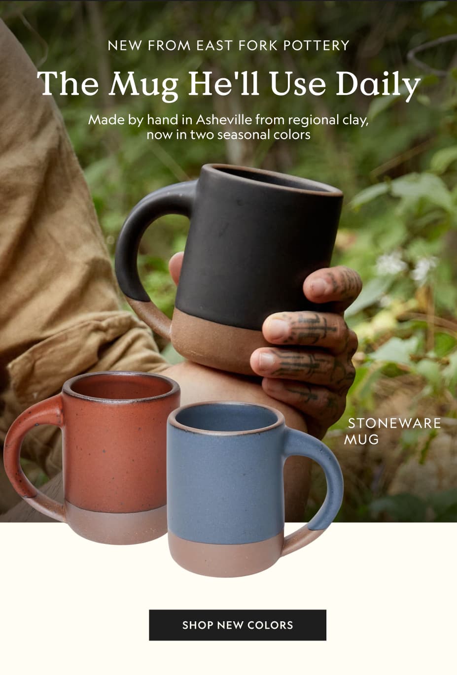 The Mug He'll Use Daily // Shop New Colors