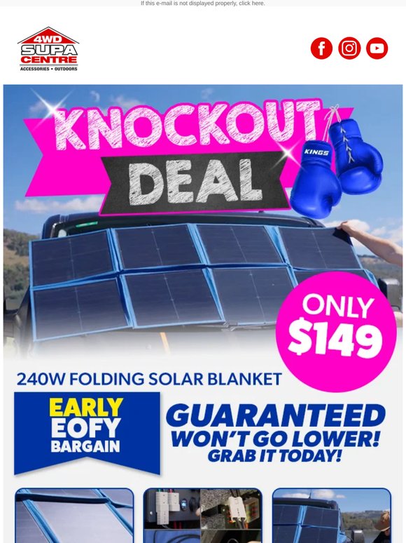 🚨 FRIDAY FRENZY 🏷️♻️ Best Selling Solar Blanket Slashed To $149 Til Midnight ⏰