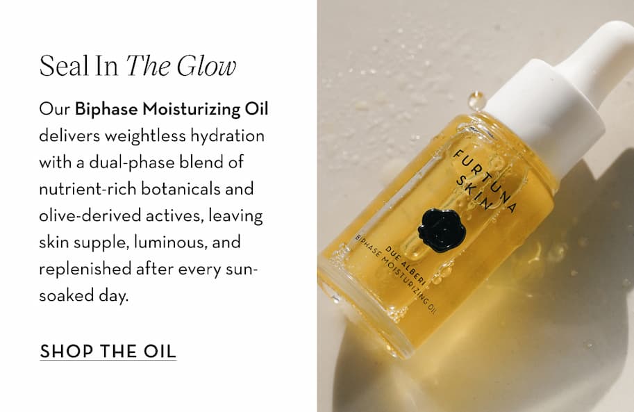 Seal In The Glow. Shop Our Biphase Moisturizing Oil.