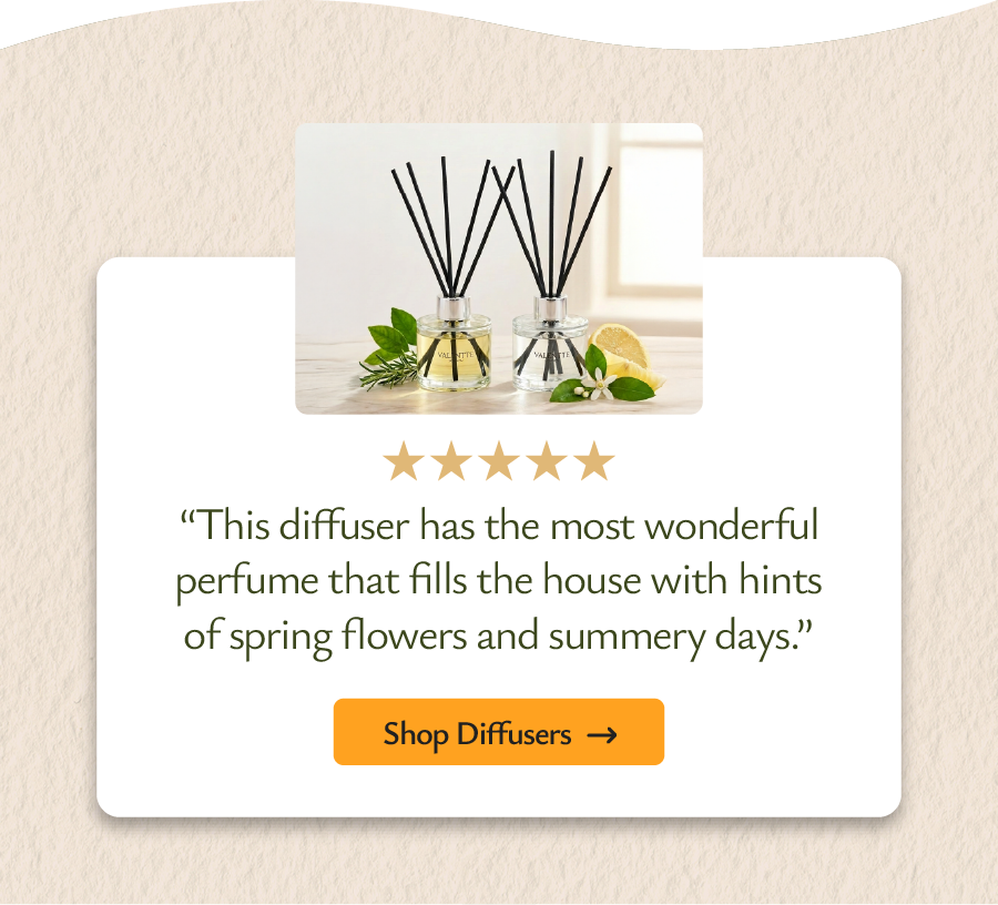“This diffuser has the most wonderful…”