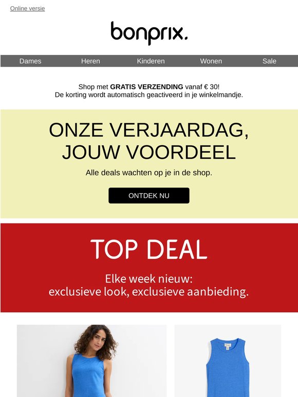 Onze TOP DEALS van de week