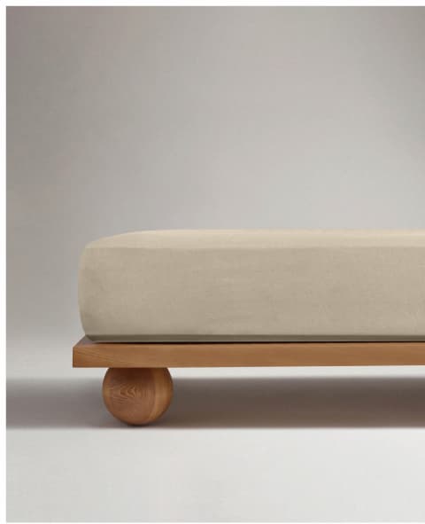 Natural Linen Fitted Sheet