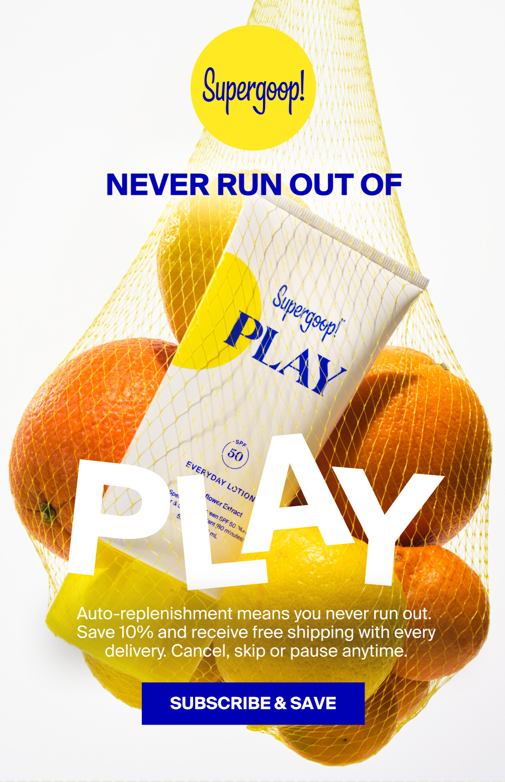 Never Run Out Of PLAY
