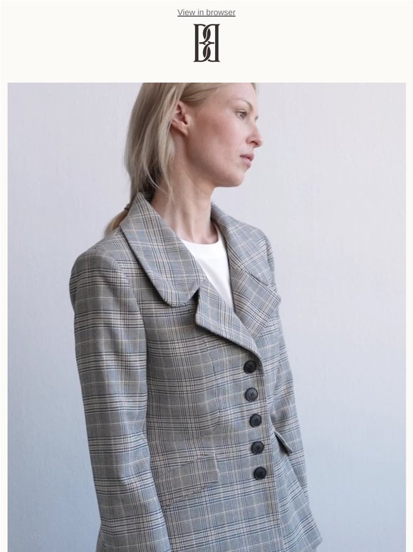 New in: Exclusive plaid pieces for spring