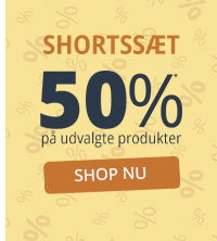 Spar 50% på shortssæt