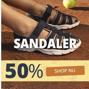 Spar 50% på sandaler