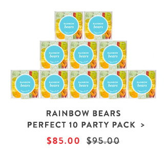 Rainbow Bears Perfect 10 Party Pack