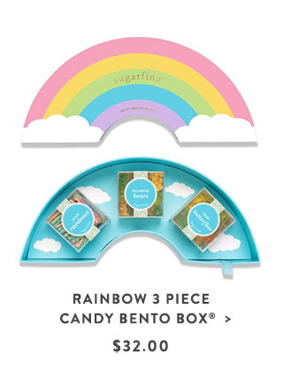  Rainbow Gummy 3 Piece Candy Bento Box®