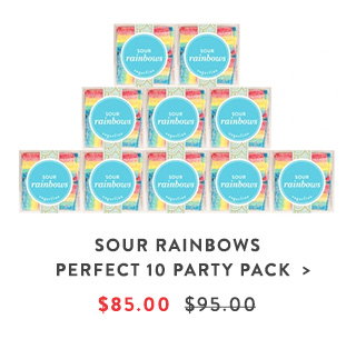 Sour Rainbows Perfect 10 Party Pack