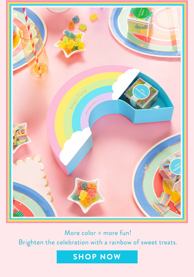 Rainbow Party Tablescape