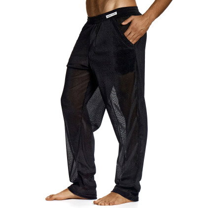 Modus Vivendi Pantalon Velvet Net Noir