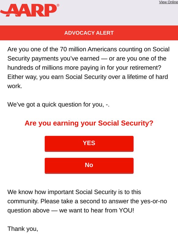 Your thoughts on Social Security