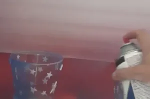 The easy and fun way to make Dollar Tree dishes and candle holders more patriotic for the 4th