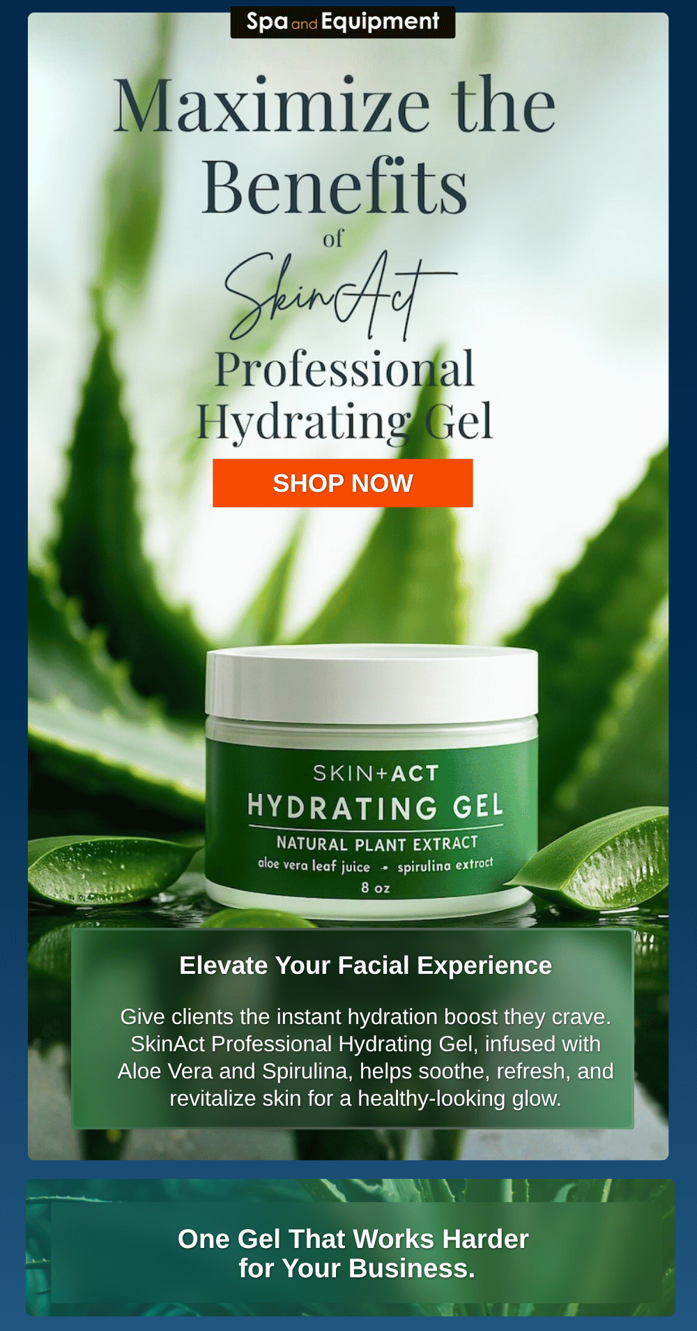 SkinAct Professional Hydrating Gel 8 oz