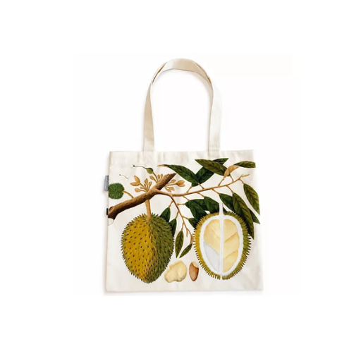 Product image of NATIONAL COLLECTION X MUSEUM MARTKET  KALEIDOSCOPIC NATURE DURIAN COTTON TOTEBAG