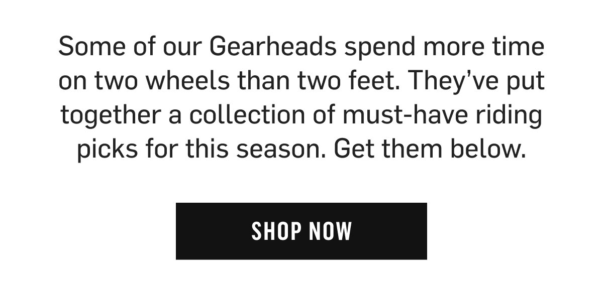 Gearhead expert must-have riding picks for this season – Shop Now