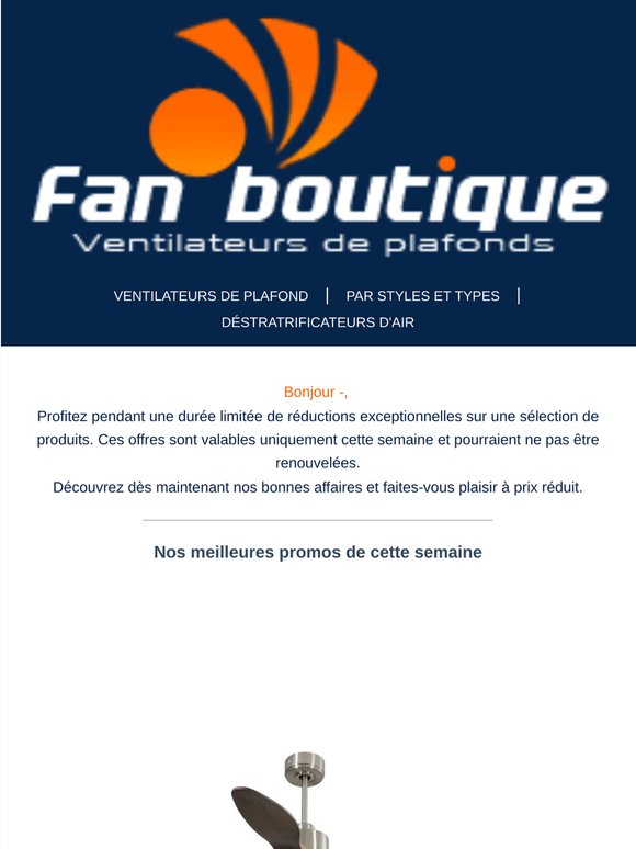 Promotions de la semaine – Découvrez nos meilleures offres