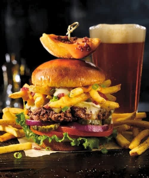 Loaded AF burger