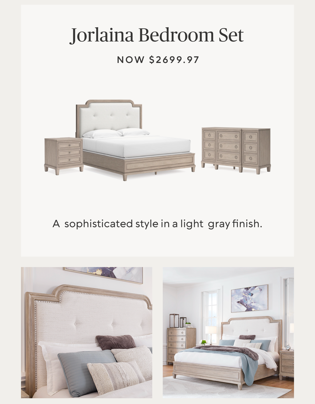 Jorlaina Bedroom Set