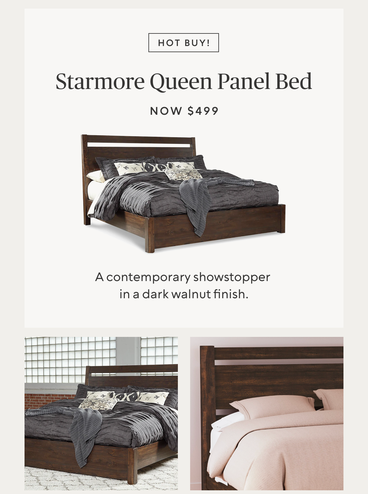 Starmore Queen Panel Bed