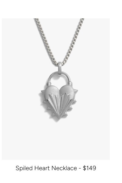 Spiked Heart Necklace
