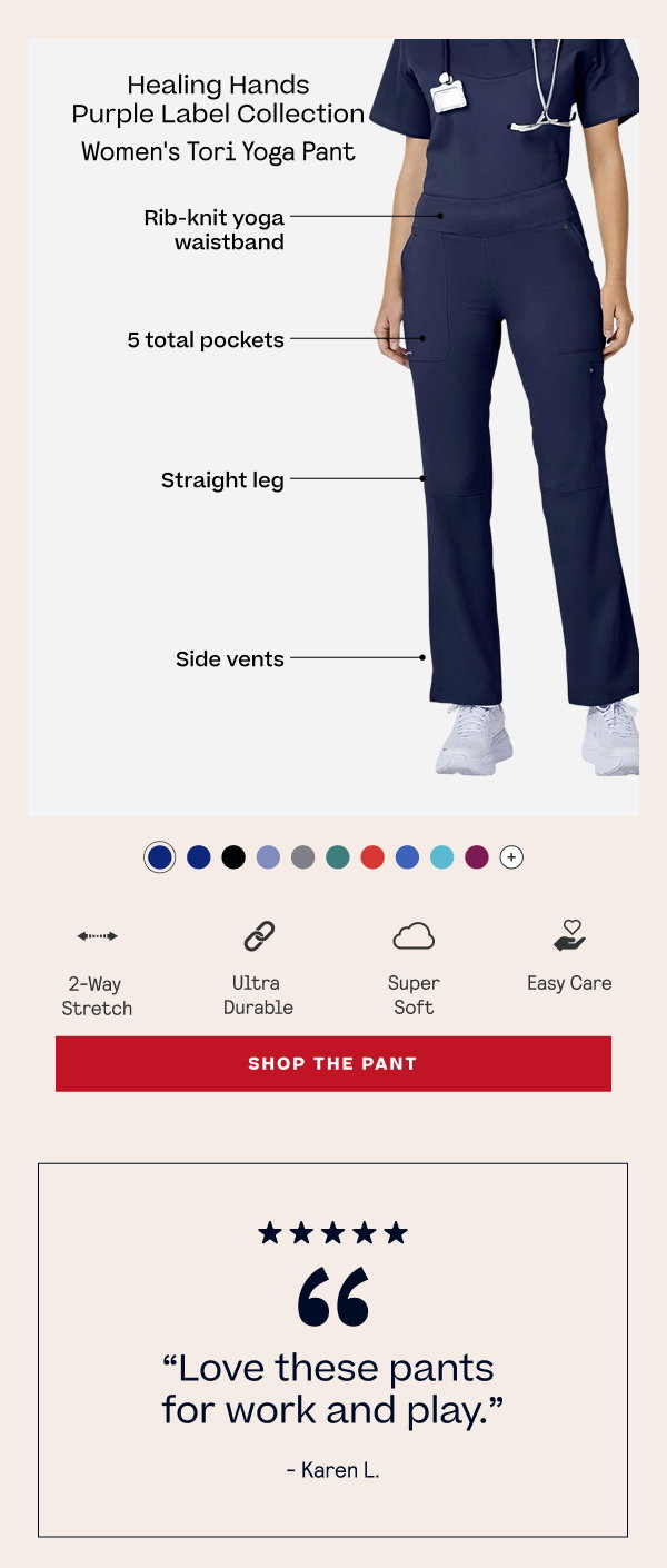 Shop the Healing Hands Tori Yoga Pant